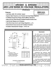 ARX5002 datasheet pdf Aeroflex Circuit Technology