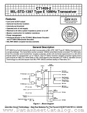 CT1469-2 datasheet pdf Aeroflex Circuit Technology
