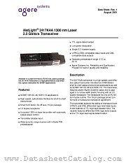 2417K4A datasheet pdf Agere Systems