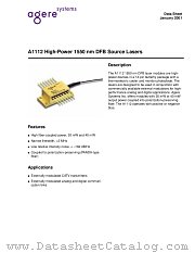 A1112NC datasheet pdf Agere Systems