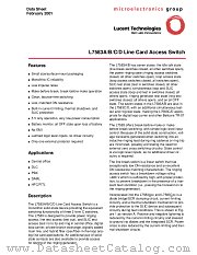 ATTL7583CAJ-DT datasheet pdf Agere Systems