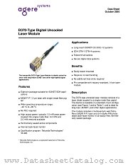 D370-10B datasheet pdf Agere Systems