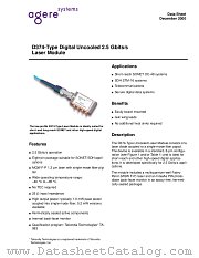 D374-10F datasheet pdf Agere Systems