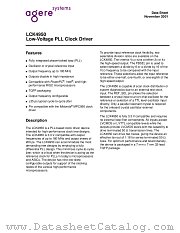 LCK4950 datasheet pdf Agere Systems