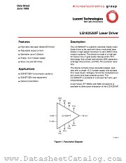 LG1625AXF datasheet pdf Agere Systems