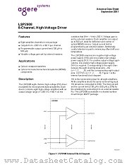 LSP2908 datasheet pdf Agere Systems
