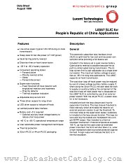 L8567 datasheet pdf Agere Systems