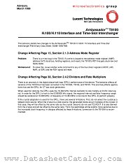 T8100 datasheet pdf Agere Systems