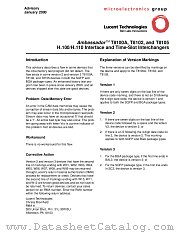 T8102A datasheet pdf Agere Systems