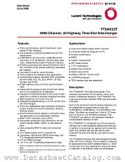 TTSI4K32T datasheet pdf Agere Systems