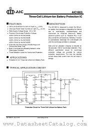 AIC1803DCS datasheet pdf Analog Integrations Corporation
