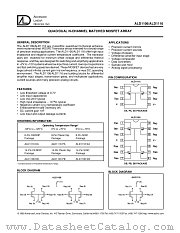 ALD1106 datasheet pdf Advanced Linear Devices