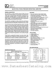 ALD4702 datasheet pdf Advanced Linear Devices