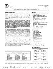 ALD4704BSB datasheet pdf Advanced Linear Devices