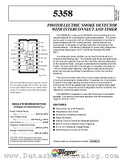 A5358CA datasheet pdf Allegro MicroSystems