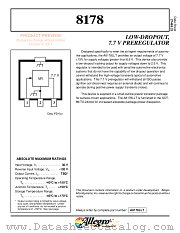 A8178 datasheet pdf Allegro MicroSystems
