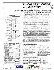SMA7029M datasheet pdf Allegro MicroSystems