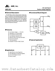 AME1084DCDT datasheet pdf AME