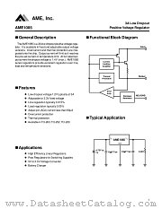 AME1085DCDT-3 datasheet pdf AME