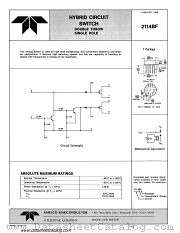 2114BF datasheet pdf Amelco Semiconductor