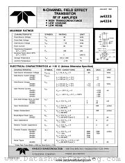 2N4223 datasheet pdf Amelco Semiconductor