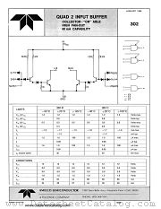 302 datasheet pdf Amelco Semiconductor
