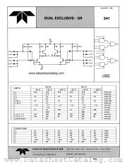 341C datasheet pdf Amelco Semiconductor