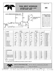 361 datasheet pdf Amelco Semiconductor