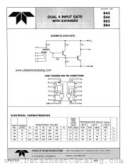 544 datasheet pdf Amelco Semiconductor