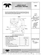 709B datasheet pdf Amelco Semiconductor