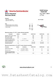 1N3673A datasheet pdf America Semiconductor