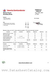 1N5831 datasheet pdf America Semiconductor