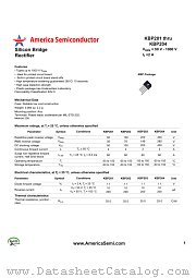 KBP203 datasheet pdf America Semiconductor