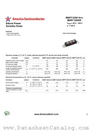 MBRT12030R datasheet pdf America Semiconductor