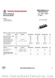 MSRT20080(A) datasheet pdf America Semiconductor