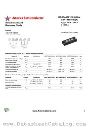 MSRTA600120(A) datasheet pdf America Semiconductor
