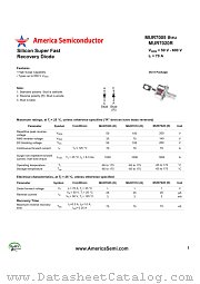 MUR7020R datasheet pdf America Semiconductor
