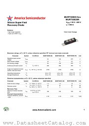 MURT30010R datasheet pdf America Semiconductor