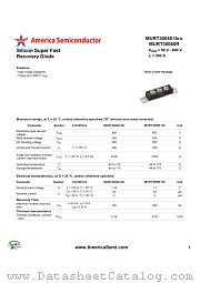 MURT30060 datasheet pdf America Semiconductor