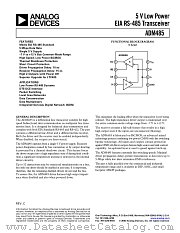 ADM485 datasheet pdf Analog Devices