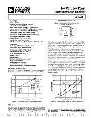 AD620 datasheet pdf Analog Devices