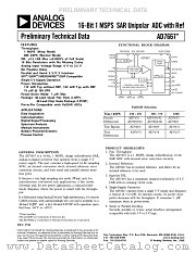 AD7667 datasheet pdf Analog Devices