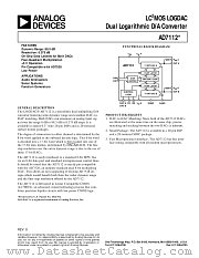 AD7112 datasheet pdf Analog Devices