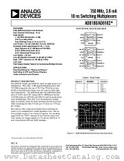 AD8180 datasheet pdf Analog Devices