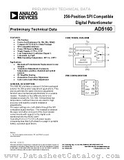 AD5160 datasheet pdf Analog Devices
