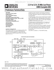 AD9833 datasheet pdf Analog Devices