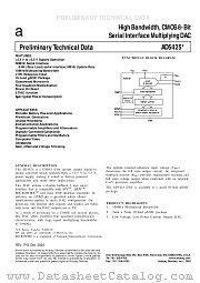 AD5425 datasheet pdf Analog Devices