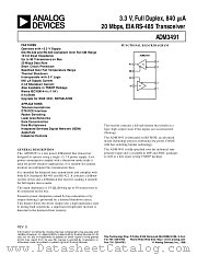 ADM3491 datasheet pdf Analog Devices