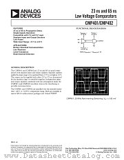 CMP401 datasheet pdf Analog Devices
