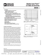 AD8393 datasheet pdf Analog Devices